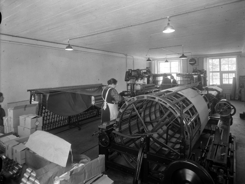 Kudoksen tehtaalta 1930-luvulla 