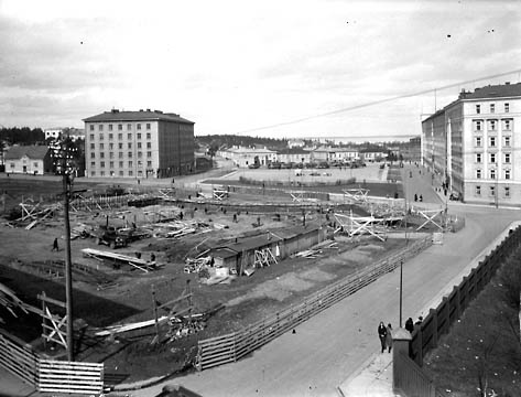 Lyseon rakennustymaa 1934